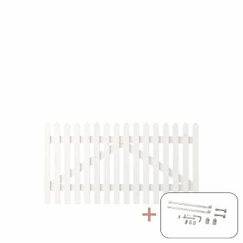 Skagen Lux bred låge inkl. beslag - 150×80 cm